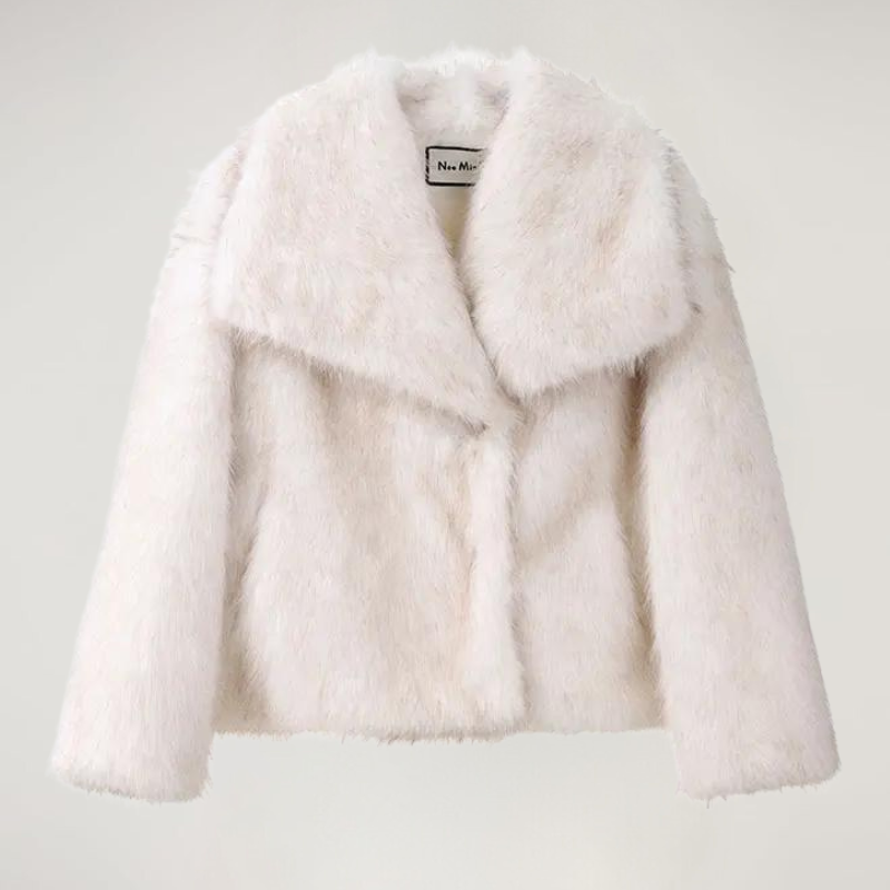 VelvetFur Luxe Jas met Fluwelen Accenten voor een Elegante Uitstraling