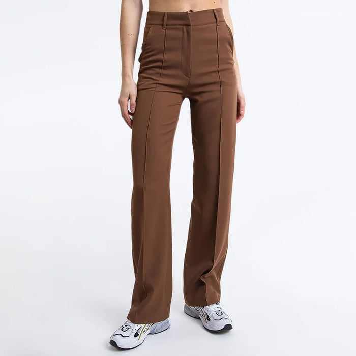 Pantalon met hoge taille voor vrouwen, perfect voor een elegante en moderne uitstraling