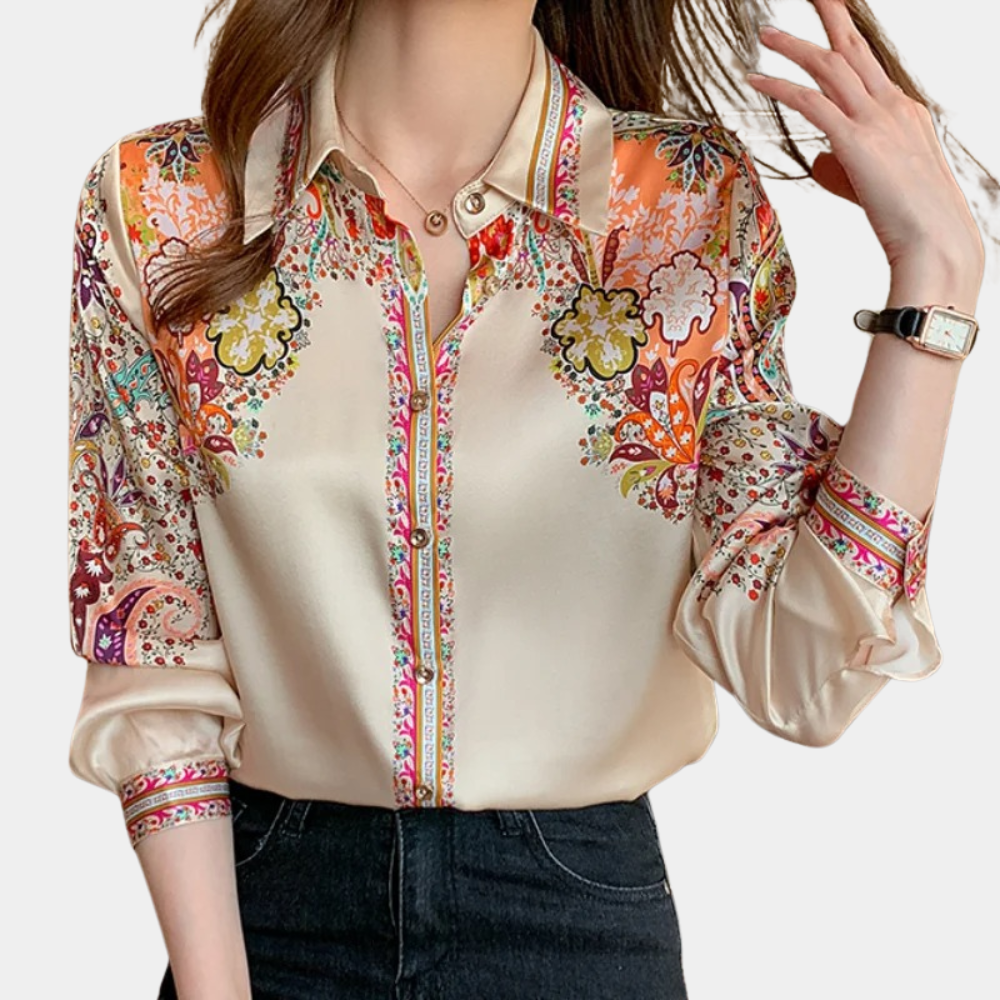 Amber - Stijlvolle blouse voor vrouwen, perfect voor zowel zakelijke als casual outfits