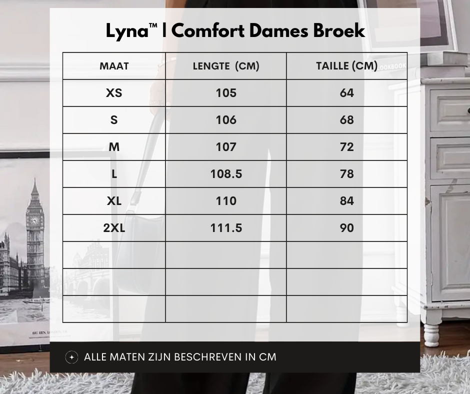 Lyna - Comfort Dames Broek