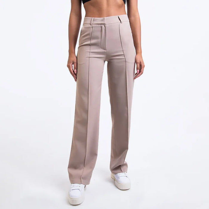 Pantalon met hoge taille voor vrouwen, perfect voor een elegante en moderne uitstraling